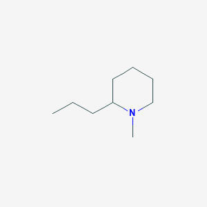 molecular formula C9H19N B1651263 1-Methyl-2-propylpiperidine CAS No. 125133-94-0