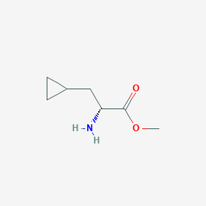 methyl (2R)-2-amino-3-cyclopropylpropanoate