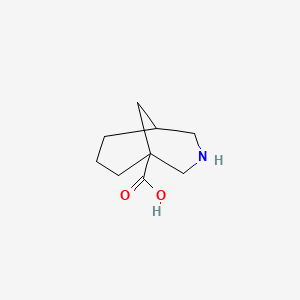 molecular formula C9H15NO2 B1651271 3-Azabicyclo[3.3.1]nonane-1-carboxylic acid CAS No. 1251924-00-1