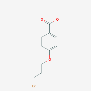 molecular formula C11H13BrO3 B165128 4-(3-溴丙氧基)苯甲酸甲酯 CAS No. 135998-88-8