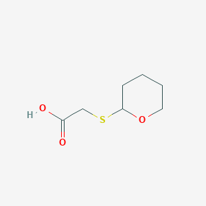 molecular formula C7H12O3S B1651289 2-(oxan-2-ylsulfanyl)acetic Acid CAS No. 125488-66-6