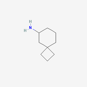 molecular formula C9H17N B1651291 6-Amino-spiro[3.5]nonane CAS No. 1255099-64-9