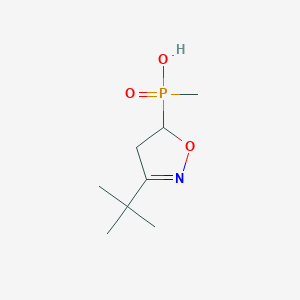 (3-Tert-butyl-4,5-dihydro-1,2-oxazol-5-yl)(methyl)phosphinic acid