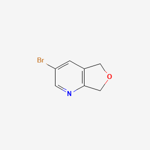 molecular formula C7H6BrNO B1651304 3-Bromo-5,7-dihydrofuro[3,4-b]pyridine CAS No. 1256809-13-8