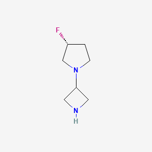 (3R)-1-(azetidin-3-yl)-3-fluoropyrrolidine