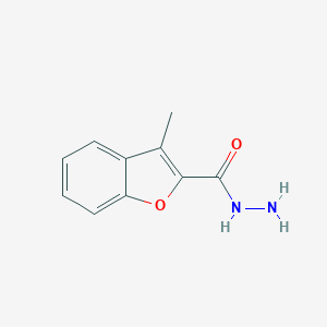 molecular formula C10H10N2O2 B165131 3-甲基-1-苯并呋喃-2-甲酰肼 CAS No. 53524-81-5