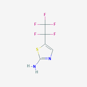 5-(Perfluoroethyl)thiazol-2-amine