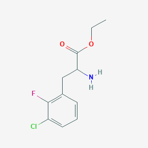 Ethyl 2-amino-3-(3-chloro-2-fluorophenyl)propanoate