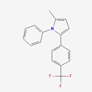 2-Methyl-1-phenyl-5-[4-(trifluoromethyl)phenyl]pyrrole