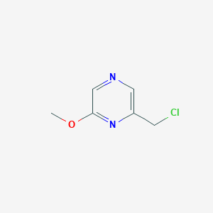 molecular formula C6H7ClN2O B1651350 2-(Chloromethyl)-6-methoxypyrazine CAS No. 1260665-50-6