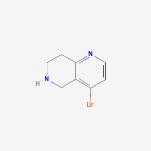 molecular formula C8H9BrN2 B1651352 4-Bromo-5,6,7,8-tetrahydro-1,6-naphthyridine CAS No. 1260670-12-9