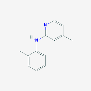 molecular formula C13H14N2 B1651368 4-Methyl-N-(2-methylphenyl)pyridin-2-amine CAS No. 1260763-20-9