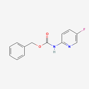 molecular formula C13H11FN2O2 B1651374 Benzyl (5-fluoropyridin-2-yl)carbamate CAS No. 1260779-42-7