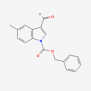 Benzyl 3-formyl-5-methylindole-1-carboxylate