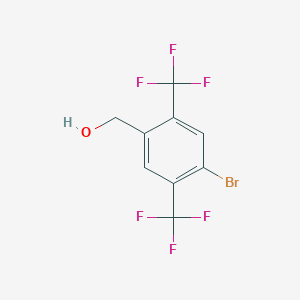 [4-Bromo-2,5-bis(trifluoromethyl)phenyl]methanol