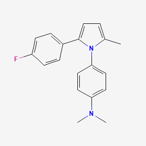 4-[2-(4-Fluorophenyl)-5-methylpyrrol-1-YL]-N,N-dimethylaniline