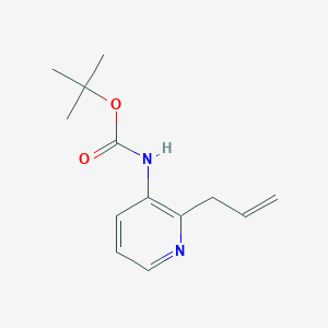 molecular formula C13H18N2O2 B1651404 tert-butyl N-(2-prop-2-enylpyridin-3-yl)carbamate CAS No. 1260890-51-4