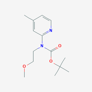 Tert-butyl N-(2-methoxyethyl)-N-(4-methylpyridin-2-YL)carbamate