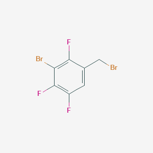 molecular formula C7H3Br2F3 B1651407 3-溴-2,4,5-三氟苄基溴 CAS No. 1260903-09-0