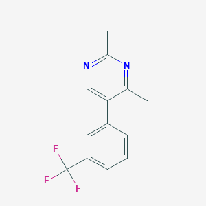 2,4-Dimethyl-5-(3-(trifluoromethyl)phenyl)pyrimidine