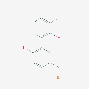 molecular formula C13H8BrF3 B1651419 5'-Bromomethyl-2,3,2'-trifluorobiphenyl CAS No. 1261828-14-1