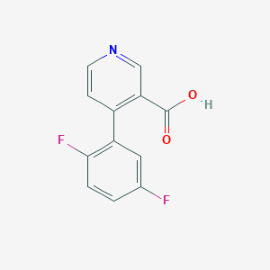 4-(2,5-Difluorophenyl)pyridine-3-carboxylic acid