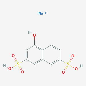 molecular formula C10H6Na2O7S2 B165143 4-羟基萘-2,7-二磺酸二钠盐 CAS No. 20349-39-7