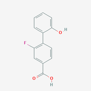 3-Fluoro-4-(2-hydroxyphenyl)benzoic acid