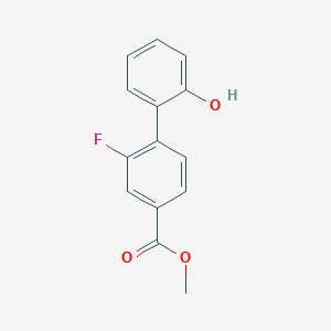 2-(2-Fluoro-4-methoxycarbonylphenyl)phenol