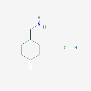 molecular formula C8H16ClN B1651437 (4-Methylidenecyclohexyl)methanamine hydrochloride CAS No. 1262412-07-6