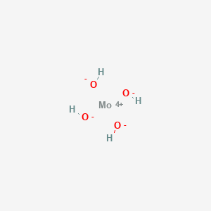 molecular formula H4MoO4 B1651471 Molybdenum hydroxide CAS No. 126853-99-4
