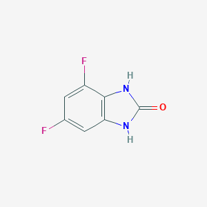 molecular formula C7H4F2N2O B165148 4,6-二氟-1H-苯并[d]咪唑-2(3H)-酮 CAS No. 1221793-66-3