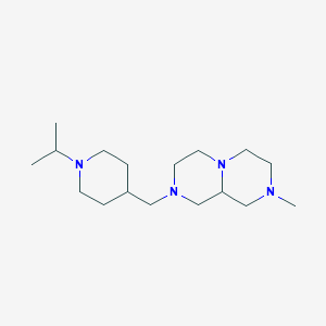 molecular formula C17H34N4 B1651487 2-[(1-isopropylpiperidin-4-yl)methyl]-8-methyloctahydro-2H-pyrazino[1,2-a]pyrazine CAS No. 1269052-97-2