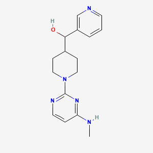 molecular formula C16H21N5O B1651509 {1-[4-(Methylamino)pyrimidin-2-YL]piperidin-4-YL}(pyridin-3-YL)methanol CAS No. 1269288-53-0