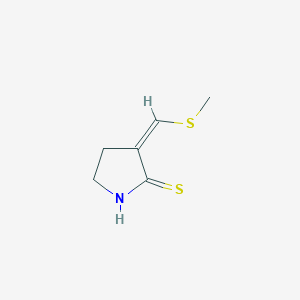 molecular formula C6H9NS2 B1651563 (E)-萝卜素 CAS No. 128463-44-5