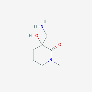 3-(Aminomethyl)-3-hydroxy-1-methyl-2-piperidinone