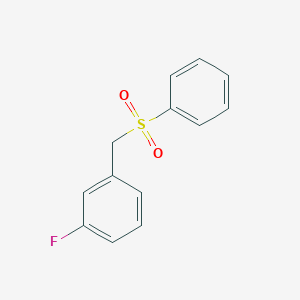 Benzene, 1-fluoro-3-[(phenylsulfonyl)methyl]-