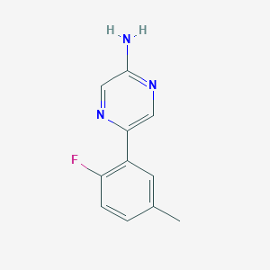 5-(2-Fluoro-5-methylphenyl)pyrazin-2-amine