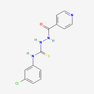 1-(3-Chlorophenyl)-3-(pyridine-4-carbonylamino)thiourea