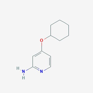 B1651651 4-Cyclohexyloxypyridin-2-amine CAS No. 1314356-58-5