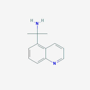 B1651653 2-(Quinolin-5-yl)propan-2-amine CAS No. 1314643-71-4