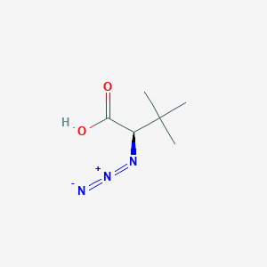 B1651671 (2R)-2-Azido-3,3-dimethylbutanoic acid CAS No. 131833-99-3