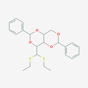 2-[Bis(ethylsulfanyl)methyl]-4,9-diphenyl-3,5,8,10-tetraoxabicyclo[4.4.0]decane