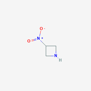 molecular formula C3H6N2O2 B1651686 3-Nitroazetidine CAS No. 132395-39-2