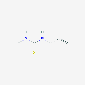 molecular formula C5H10N2S B1651695 Thiourea, N-methyl-N'-2-propenyl- CAS No. 13278-50-7
