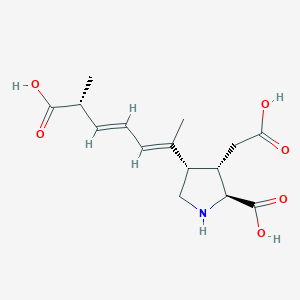 molecular formula C15H21NO6 B1651702 Isodomoic acid E CAS No. 133005-85-3