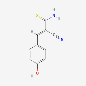 2-Propenethioamide, 2-cyano-3-(4-hydroxyphenyl)-