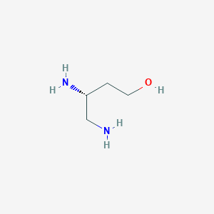 molecular formula C4H12N2O B1651746 (3R)-3,4-diaminobutan-1-ol CAS No. 1334160-88-1