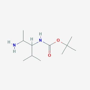 tert-butyl N-(2-amino-4-methylpentan-3-yl)carbamate