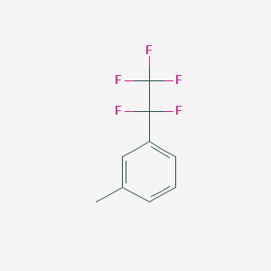 molecular formula C9H7F5 B1651752 1-Methyl-3-(pentafluoroethyl)benzene CAS No. 133512-63-7